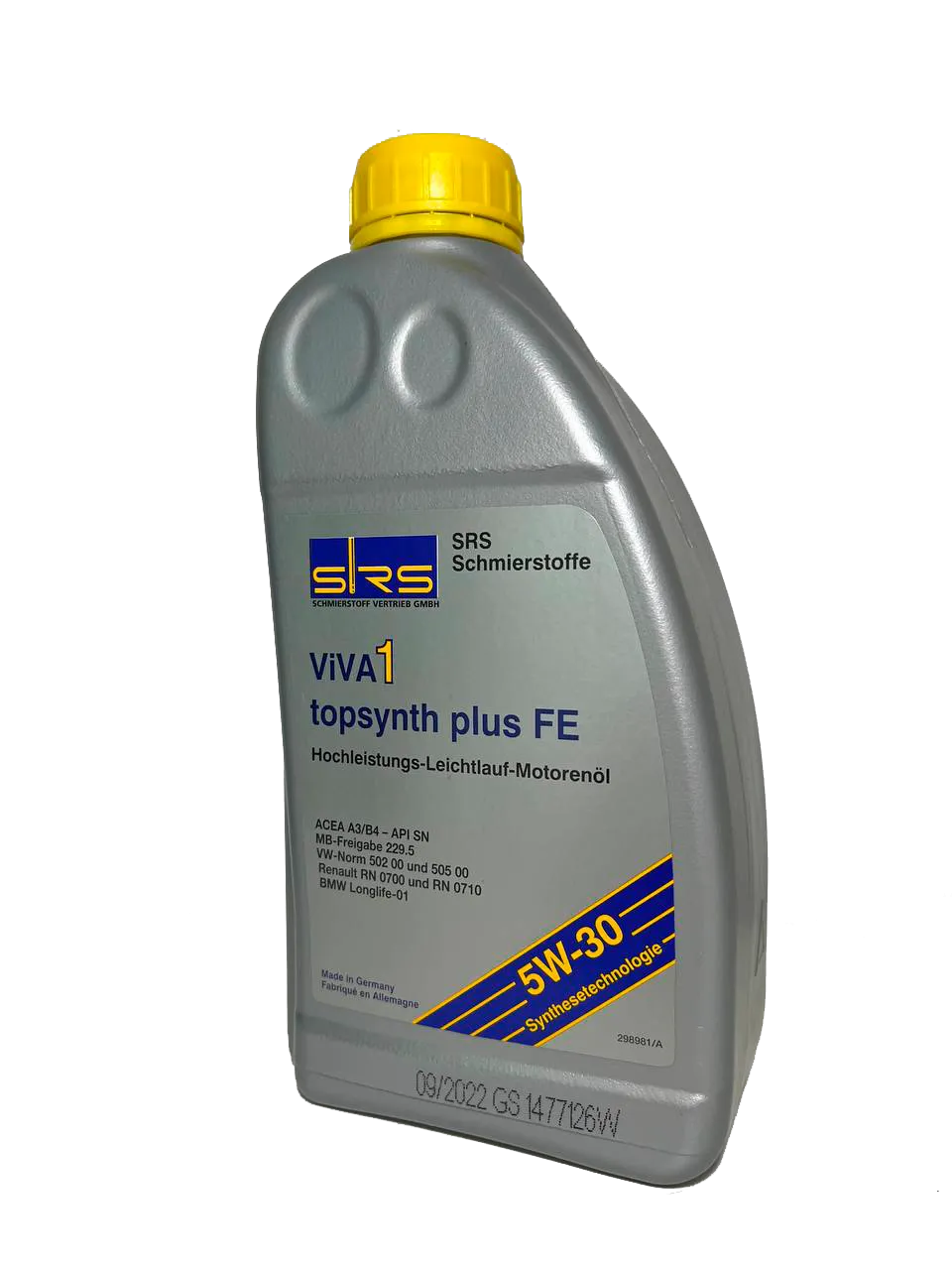 VIVA 1 topsynth Plus FE 5W-30 1л