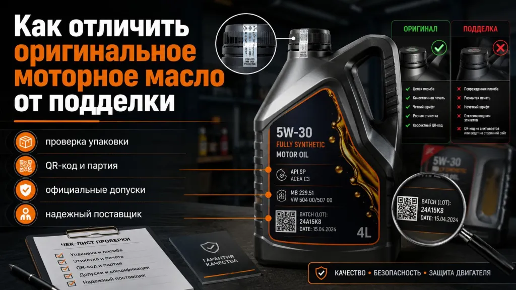 Как отличить оригинальное моторное масло от подделки Как отличить оригинальное моторное масло от подделки