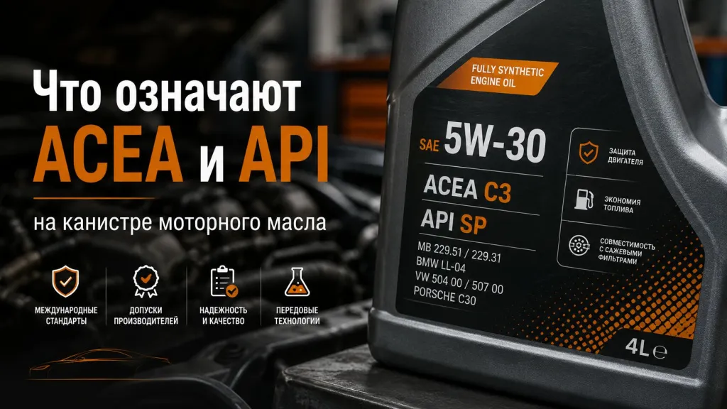 Что означают ACEA и API