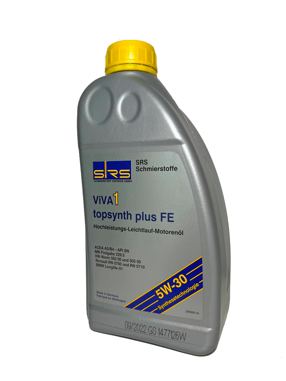 VIVA 1 topsynth Plus FE 5W-30 1л
