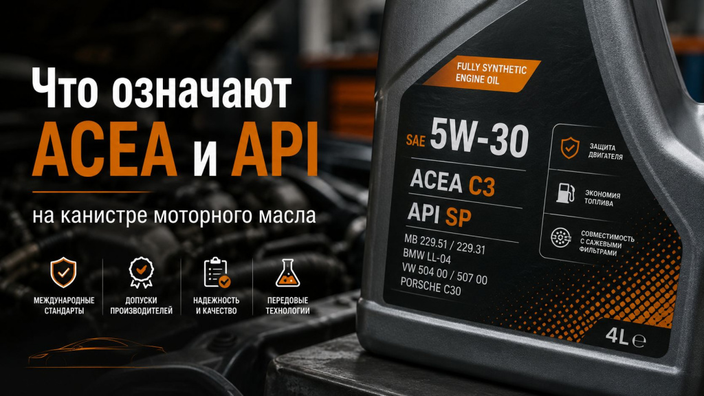 Что означают ACEA и API Что означают ACEA и API